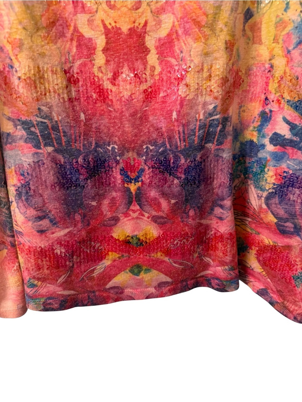 Women’s Lane Bryant sleeveless Multi-Color Scoop Neck Tank top EUC Size 22/24 - Picture 5 of 9